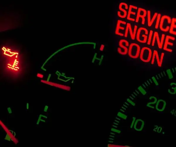 car oil warning